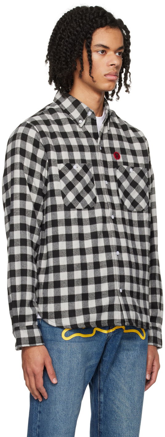 Košeľa BBC IceCream ICECREAM Check Button-Up Shirt Šedá | IC23418, 1