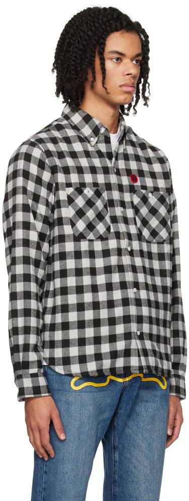 Košeľa BBC IceCream ICECREAM Check Button-Up Shirt Šedá | IC23418, 1