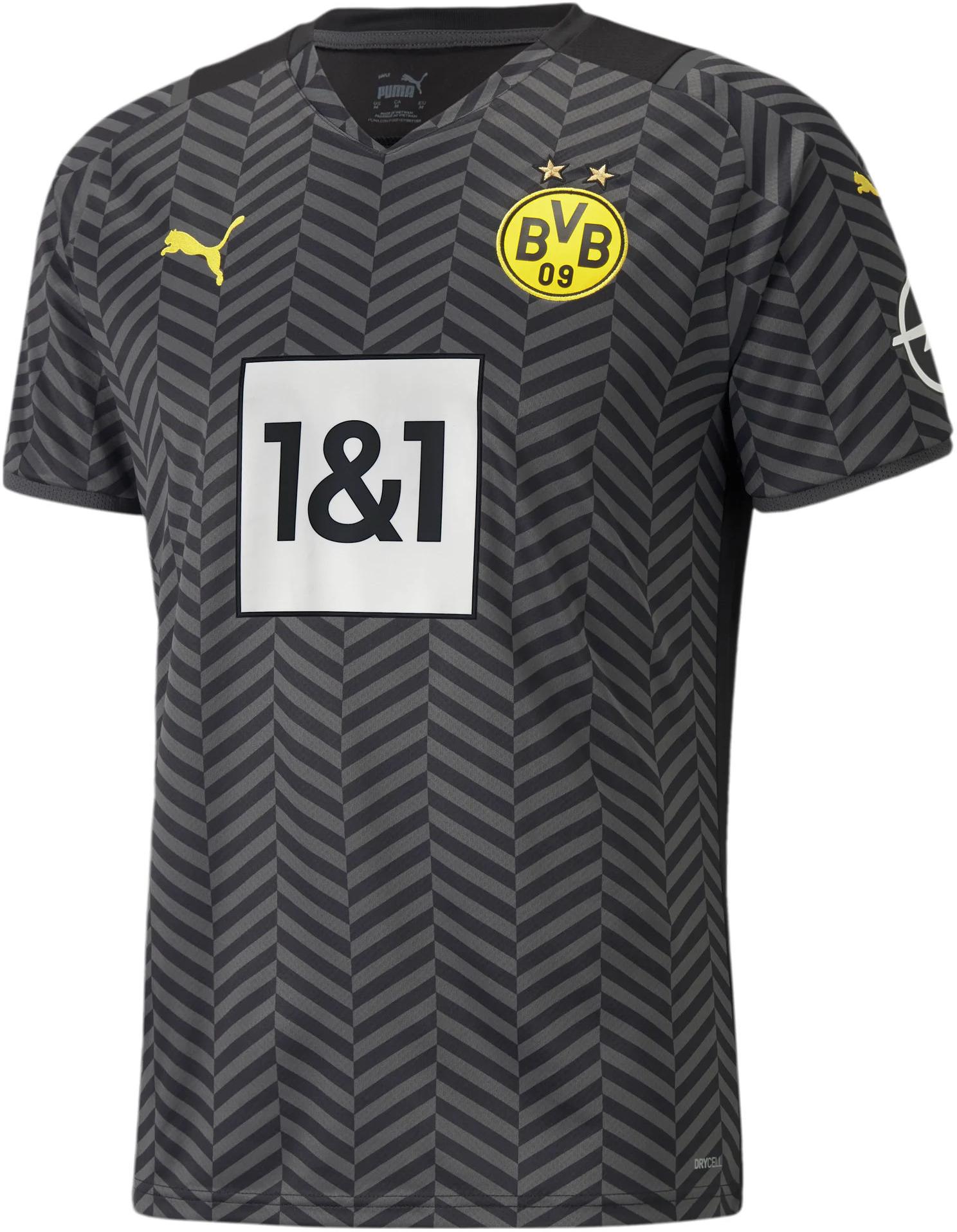 Dres Puma Borussia Dortmund 2021/22 Away Jersey Čierna | 75905704, 0