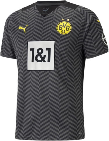 Dres Puma Borussia Dortmund 2021/22 Away Jersey Čierna | 75905704, 0