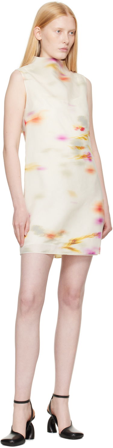 Šaty FERRAGAMO Ferragamo Blossom Flower Reversible Minidress Biela | 781220, 3
