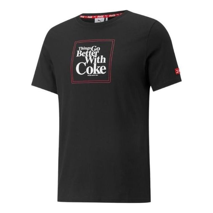Tričko Puma Puma X Coca-Cola Graphic T-Shirt Čierna | 536158-01