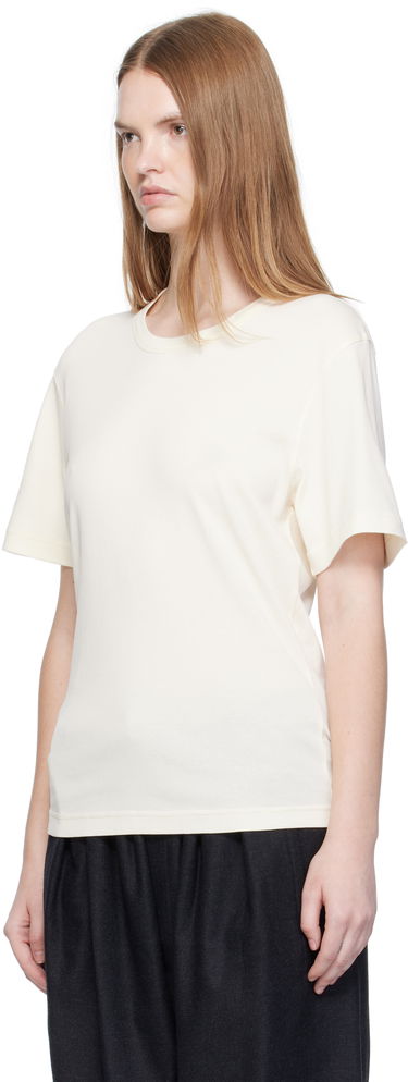 Tričko LEMAIRE LEMAIRE Rib T-shirt Biela | TO1440 LJ1016, 3