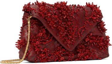 Kabelka Dries Van Noten Dries Van Noten Small Embellished Mattelasse Envelope Bag Červená | 251-011511-895, 1