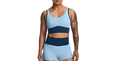 Crop Top Under Armour UA Meridian Fitted Modrá | 1379153-490, 1