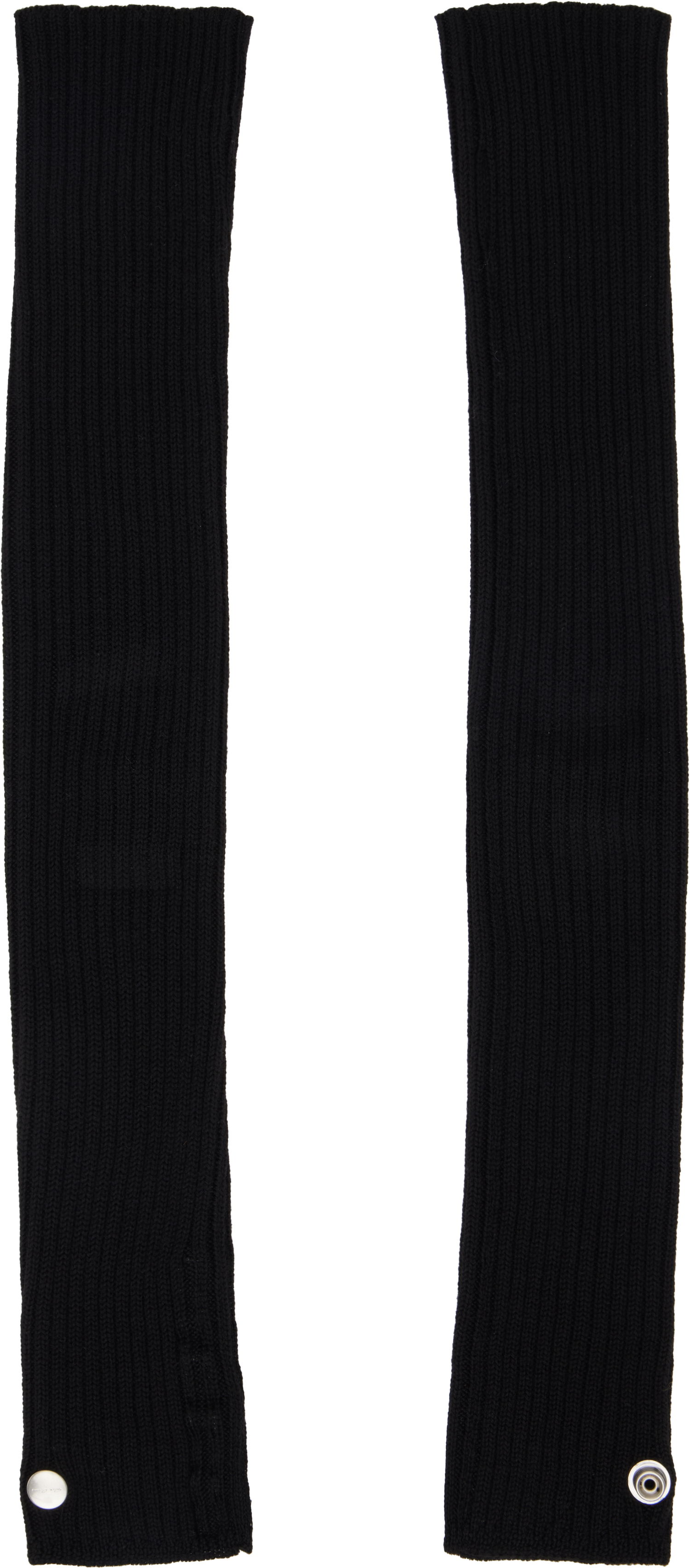 Rukavice Rick Owens Rick Owens Hollywood Rasato Knit Arm Warmers Čierna | RU01E5488 WS, 1