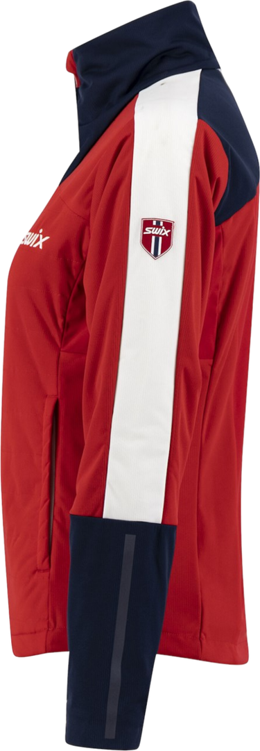 Vetrovka SWIX Swix Blizzard XC Women's Cross-Country Ski Jacket Červená | 12976-99990, 2