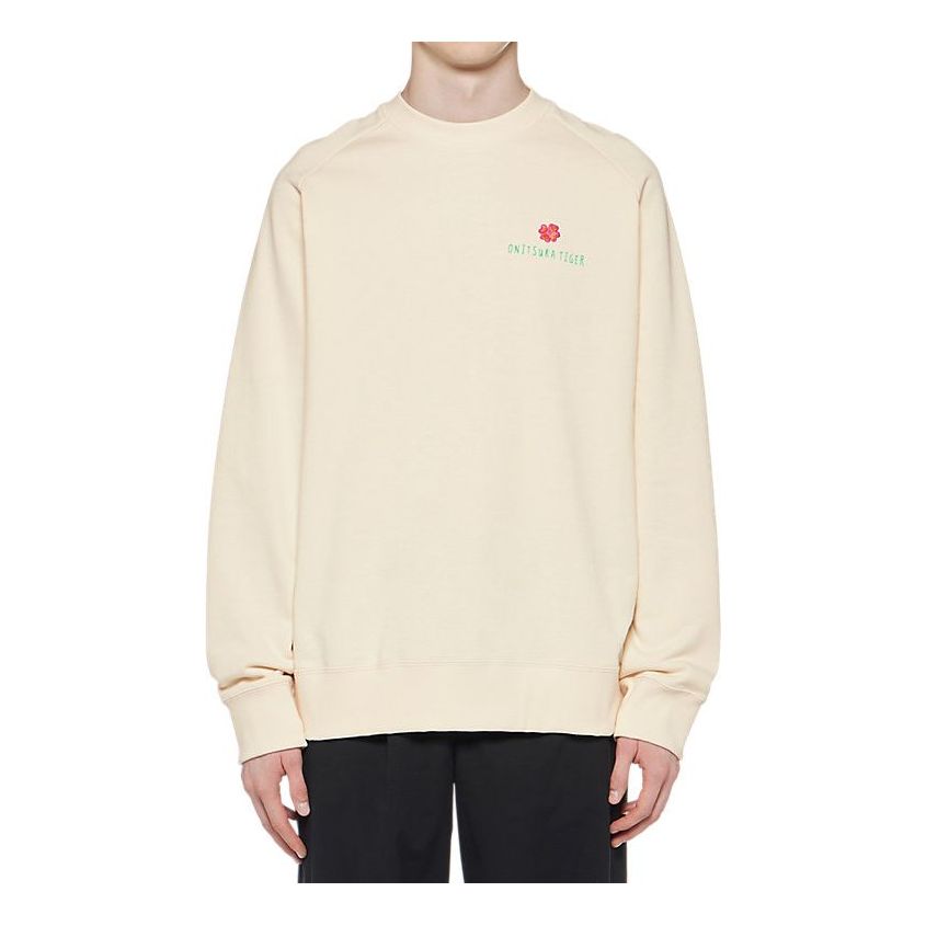 Sveter Onitsuka Tiger Graphic Sweatshirt Béžová | 2183B344-700, 0