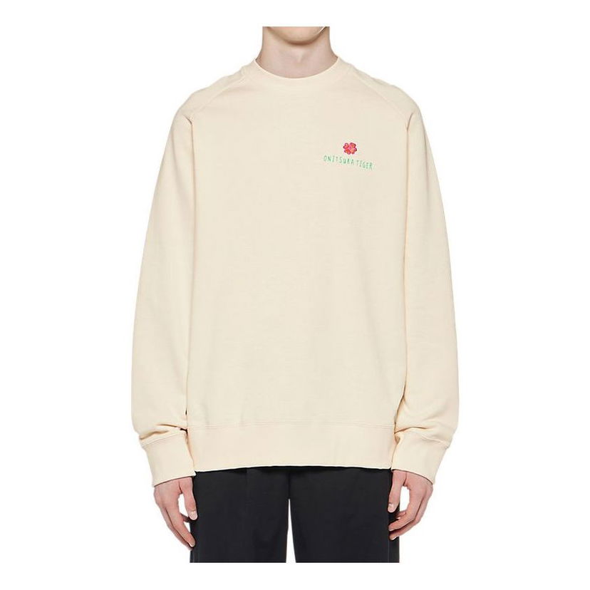 Sveter Onitsuka Tiger Graphic Sweatshirt Béžová | 2183B344-700