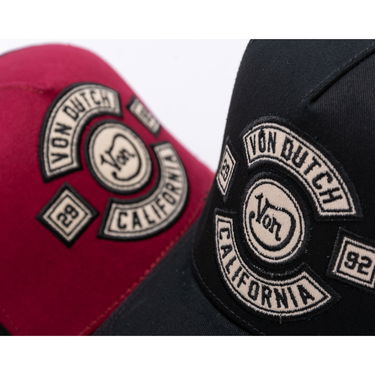 Šiltovka Von Dutch Von Dutch Trucker MC Logo Cap Čierna | VD/0/CAS1/BIK/BLA, 5