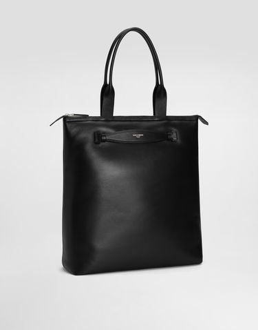 Tote bag Dolce & Gabbana Dolce & Gabbana Calfskin Nappa Leather Shopper Tote Čierna | BM2415AF98480999, 2