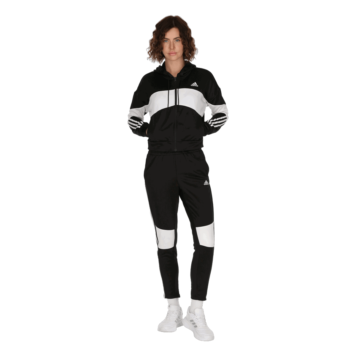 Súprava adidas Originals Sportswear Bold Block Tracksuit Čierna | H67029, 0