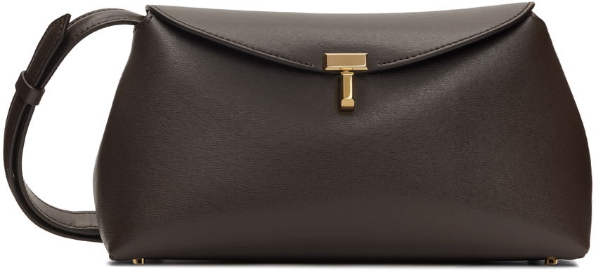 Kabelka TOTEME T-Lock Leather Clutch Hnedá | 244-WAL950-LE0025, 0