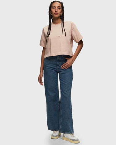 Crop Top Autry Women's Cropped T-Shirt Béžová | TSPW581R, 2