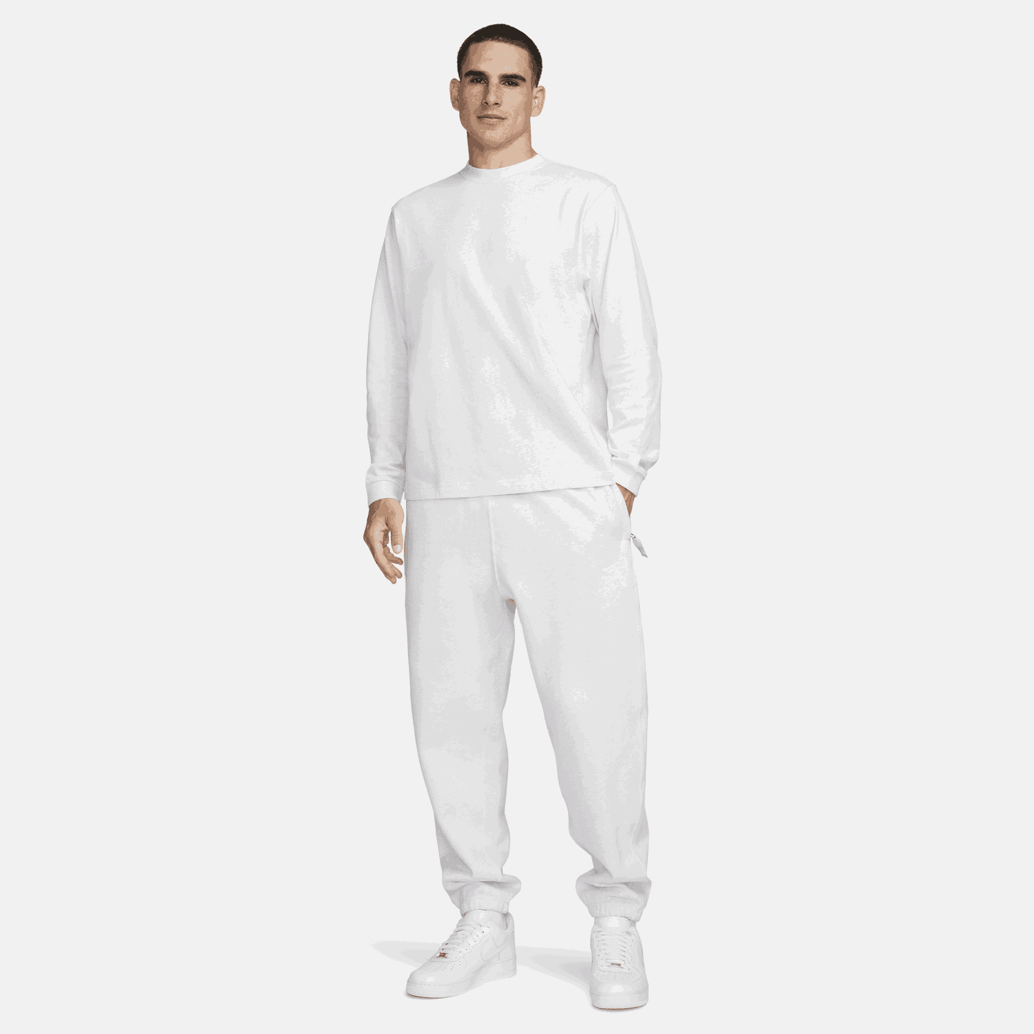 Tričko Nike Solo Swoosh Biela | DX0884-051, 1