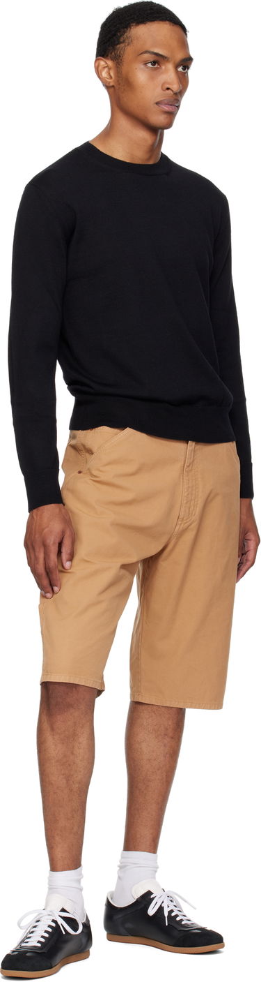 Sveter Maison Margiela MM6 Maison Margiela Elbow Patch Sweater Čierna | SH0HL0032 M13133, 3