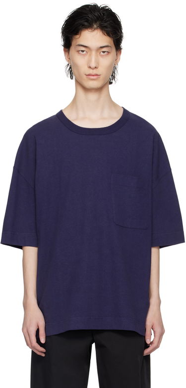Tričko LEMAIRE Boxy Pocket T-Shirt Modrá | TO1165 LJ1010, 0