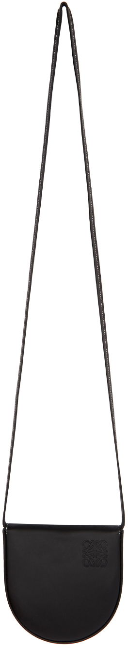 Taška cez rameno Loewe Loewe Small Heel Bag Čierna | 109.54.T14, 0