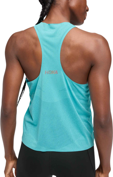 Tielko Hoka One One Hoka Race Day Singlet Tyrkysová | 1164153-clu, 1