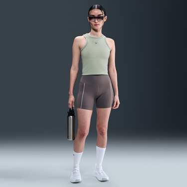 Tielko Nike Nike One Fitted Dri-FIT Cropped Tank Top Zelené | IB7886-370, 4