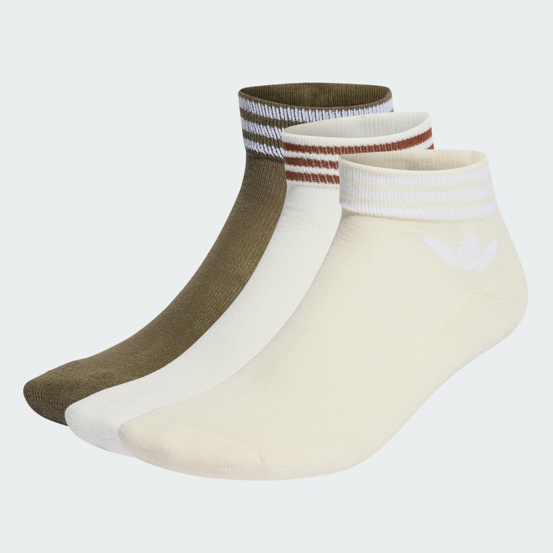 Ponožky adidas Performance Trefoil Ankle Socks - 3 Pairs Rôznofarebný | IL5031, 0