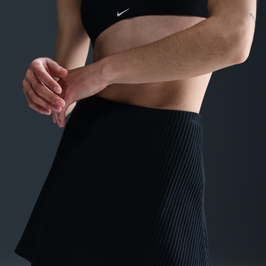 Sukňa Nike Ribbed Mini Skirt Sportswear Chill Knit Čierna | HJ1839-010, 1