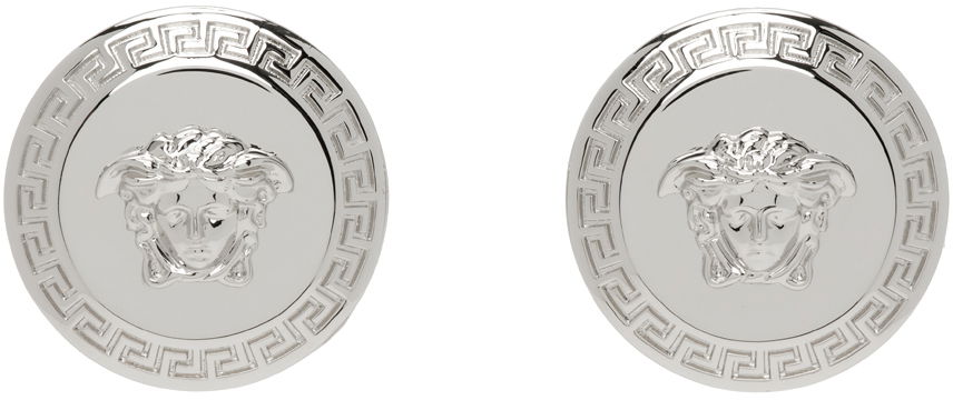 Náušnice Versace Silver Tribute Medusa Stud Earrings Metalická | DG2G411_DJMT, 0
