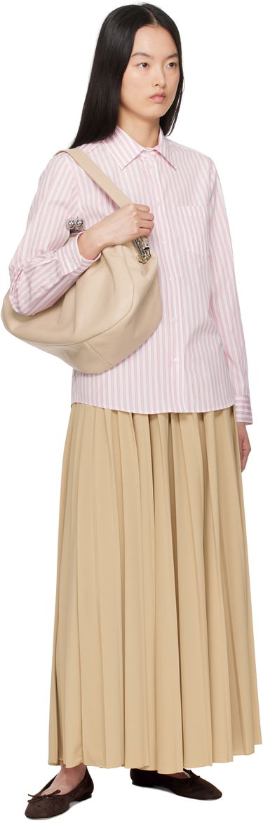 Košeľa Max Mara Weekend Max Mara Bahamas Striped Button-Down Shirt Ružová | 2515111081600, 3