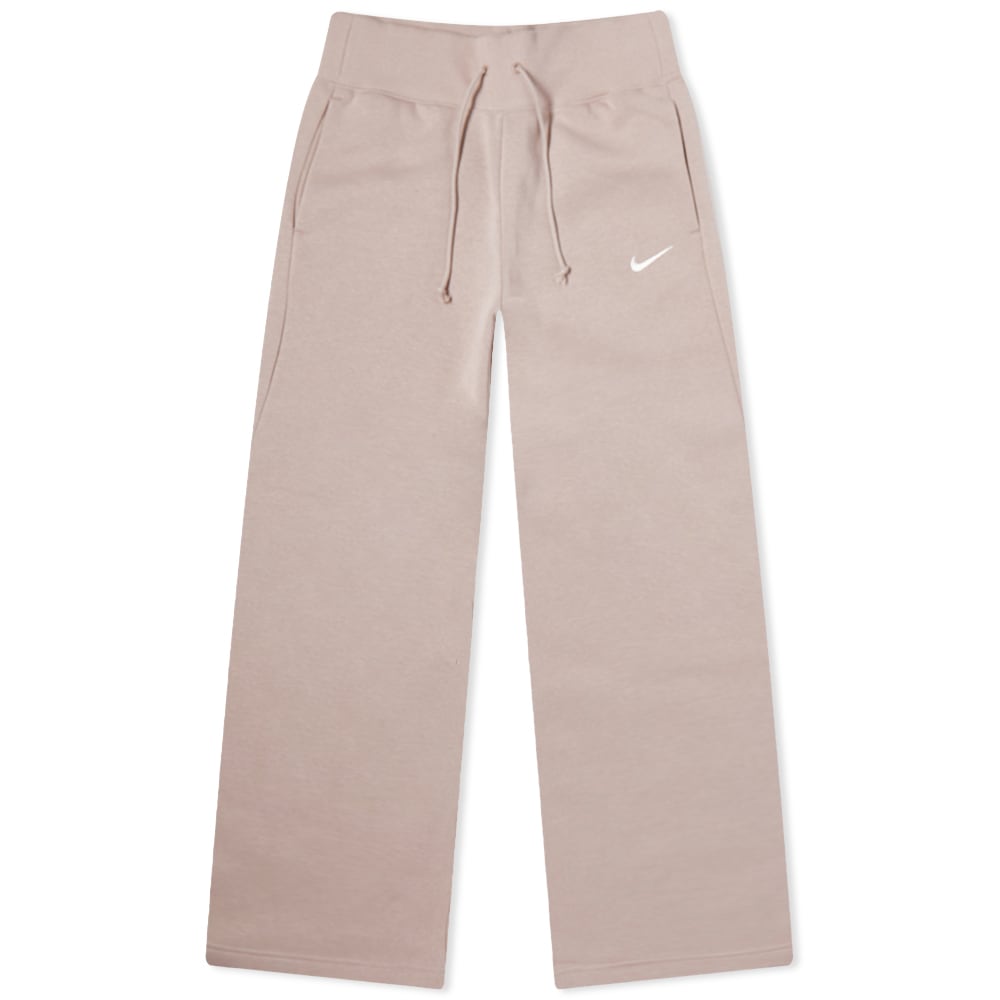 Tepláky Nike Phoenix Fleece Wide Pant Diffused Taupe/Sail Ružová | DQ5615-272, 0