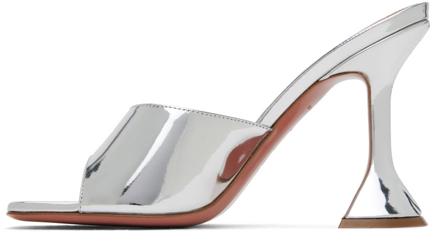 Amina Muaddi Lupita Slipper Heeled Sandals