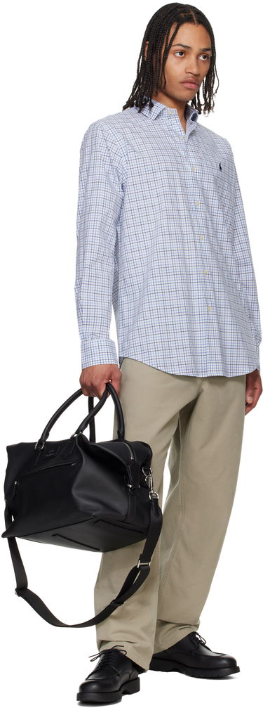 Cestovná taška Polo by Ralph Lauren Ralph Lauren Smooth Leather Large Duffle Bag Čierna | 405962455001, 3