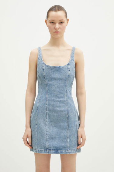 Šaty Ksubi KSUBI Pinnie Mini Denim Dress Modrá | WPS24DR010, 0