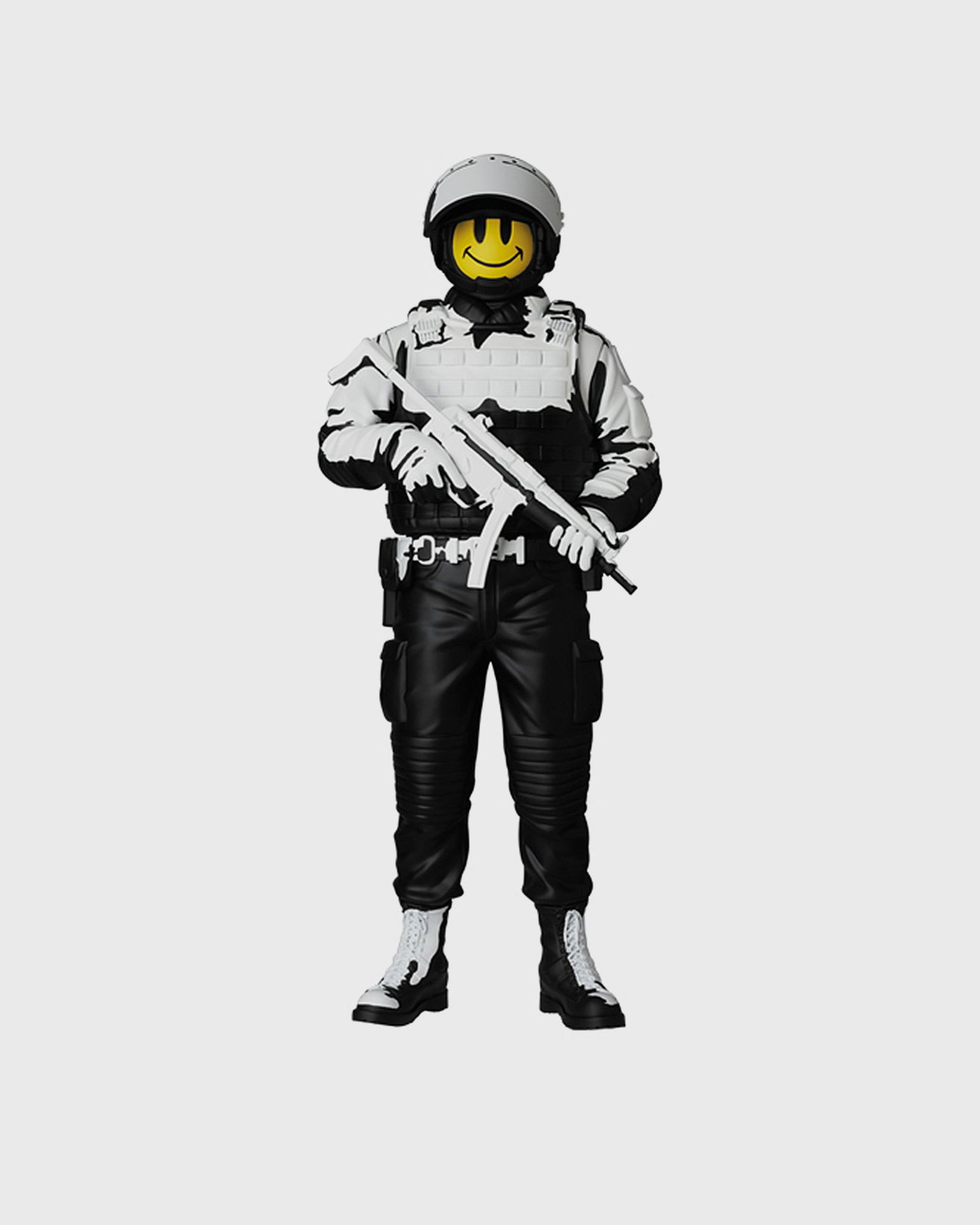 Home decor Medicom Toy Brandalism Riot Cop Statue Čierna | MED2407, 0