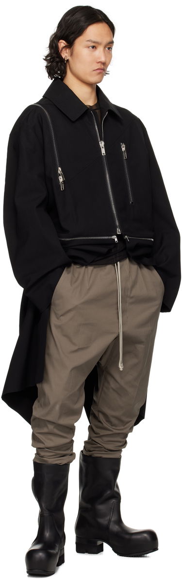 Kabáty Rick Owens Rick Owens Hollywood Headon Jumbo Mac Coat Čierna | RL01E5919 CCVS, 4
