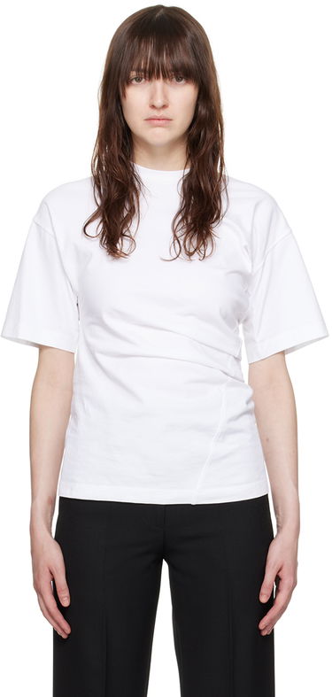 Tričko TOTEME Twisted T-Shirt Biela | 243-WRT0342-FB0092, 0