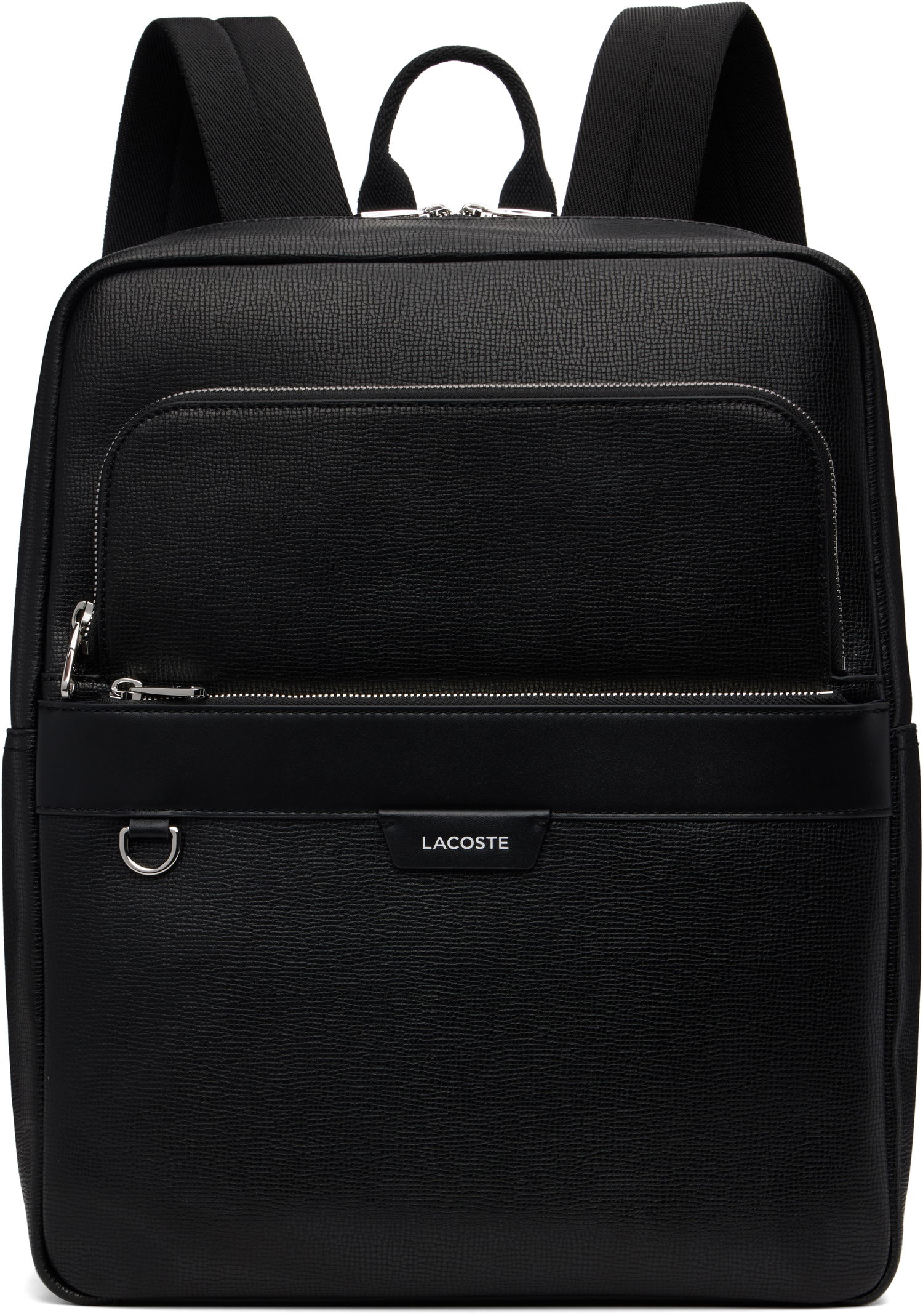 Batoh Lacoste Ossian Leather Backpack Čierna | NH5051OI_000, 0