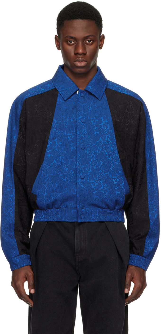 Jacquard Button-Up Jacket