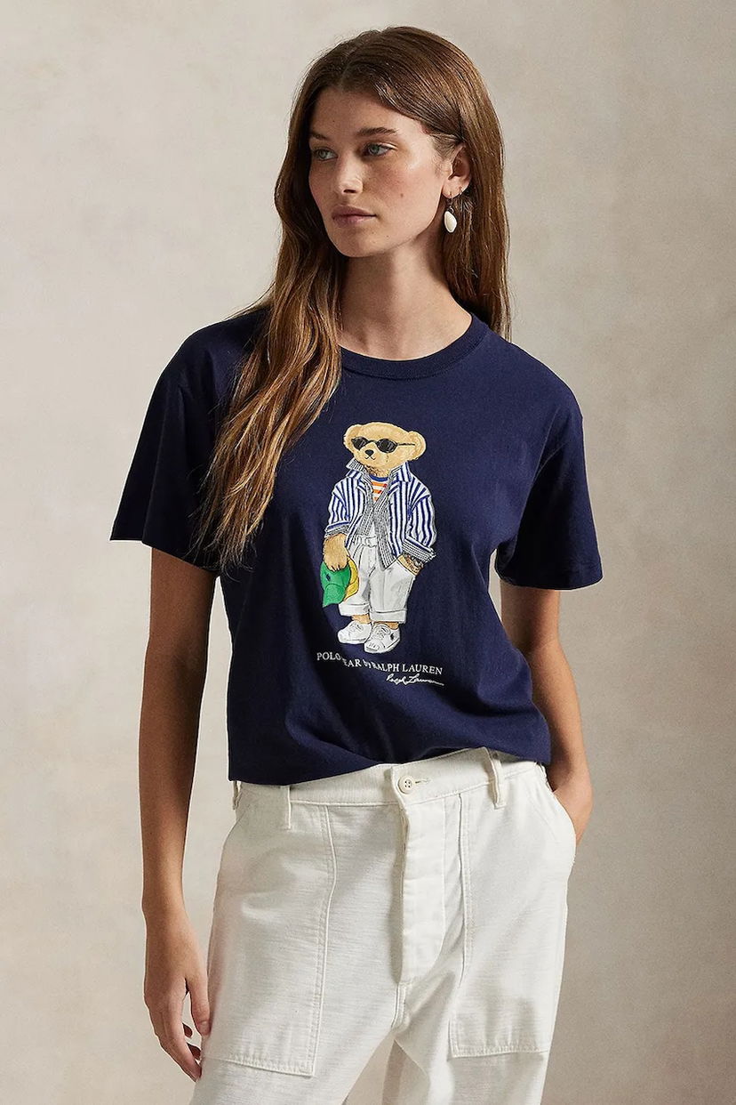 Tričko Polo by Ralph Lauren Polo Ralph Lauren Bear T-Shirt Navy | 211959112