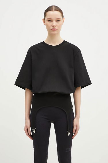 Tričko Fiorucci Suspender Belt T-Shirt Čierna | W01FMTSH263CJ01BK01, 0