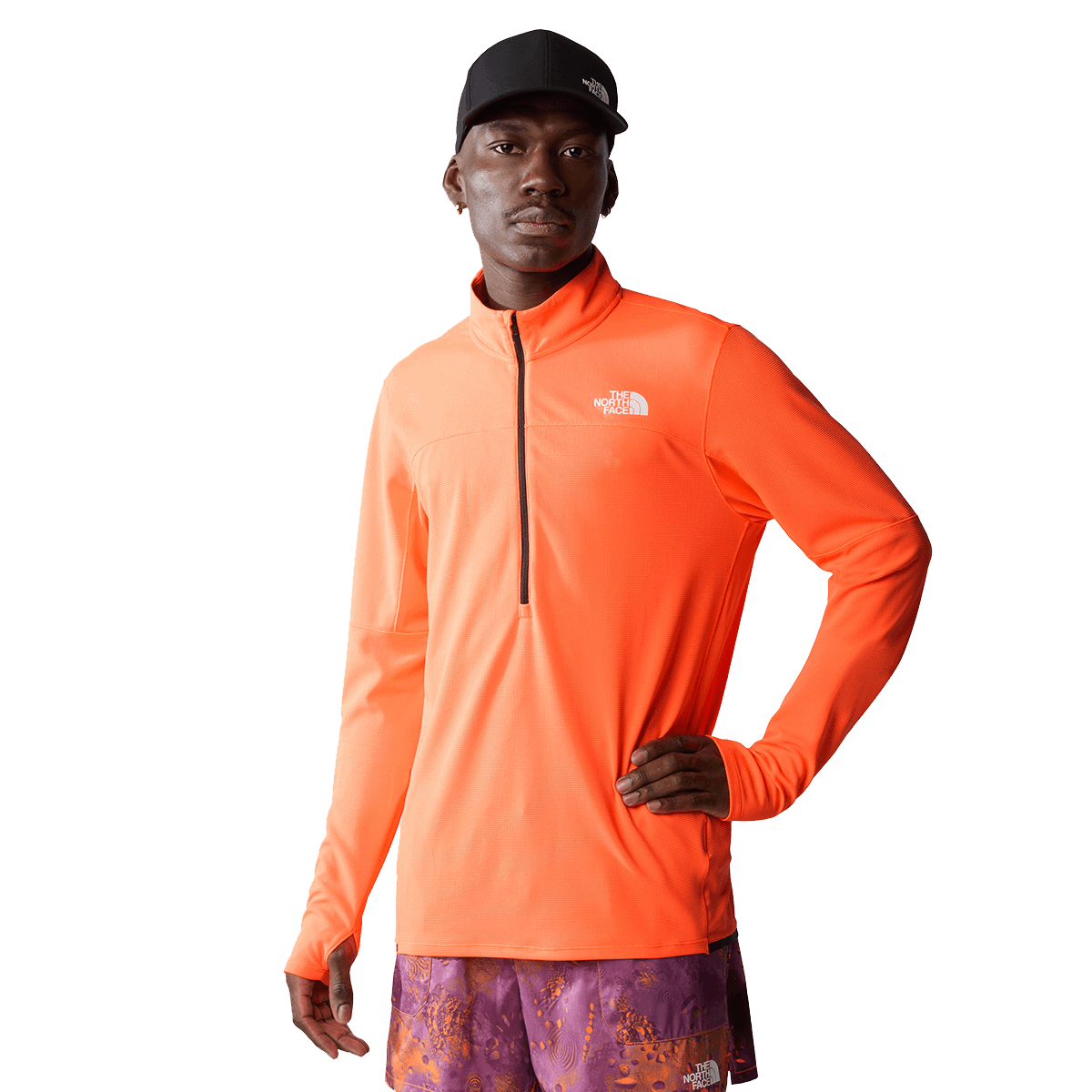 Mikina The North Face Sunriser 1/4 Zip Pullover Oranžová | NF0A84KRQI41, 0