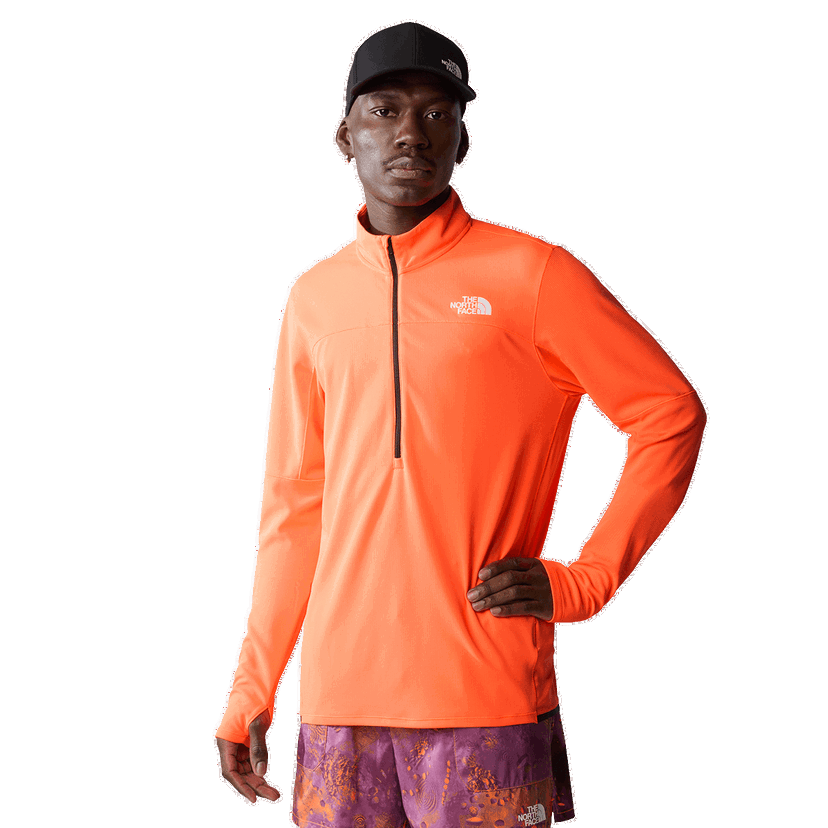 Mikina The North Face Sunriser 1/4 Zip Pullover Oranžová | NF0A84KRQI41