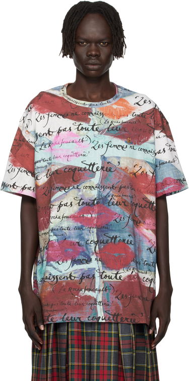 Tričko Vivienne Westwood Vivienne Westwood Oversized Graphic Print T-Shirt Rôznofarebný | 3G010018-J006F-, 0