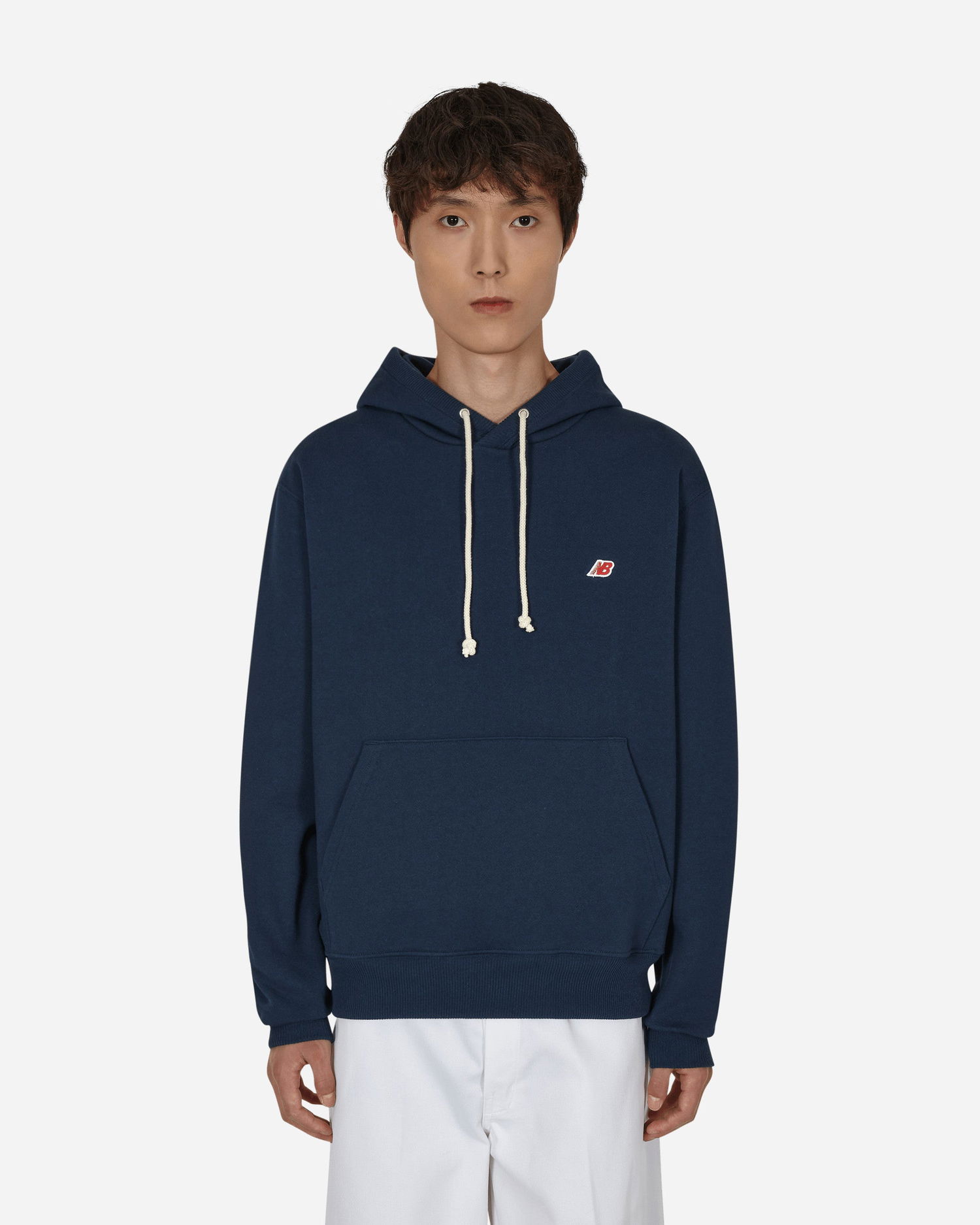 Mikina New Balance MADE in USA Core Hooded Sweatshirt Navy | MT21540, 0