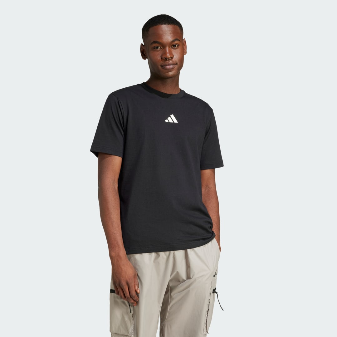 Tričko adidas Performance Space Graphic T-Shirt Čierna | JI6791, 0