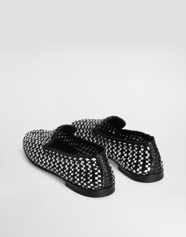 Doplnky Dolce & Gabbana Dolce & Gabbana Woven Leather Loafers Rôznofarebný | A50687A9M518B926, 2