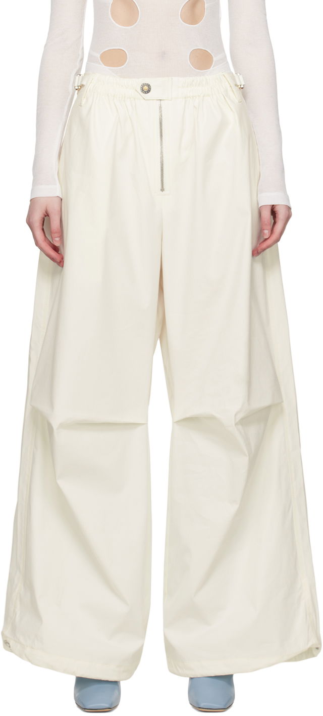 Nohavice Dion Lee Zip Trousers Béžová | C2131S23, 0