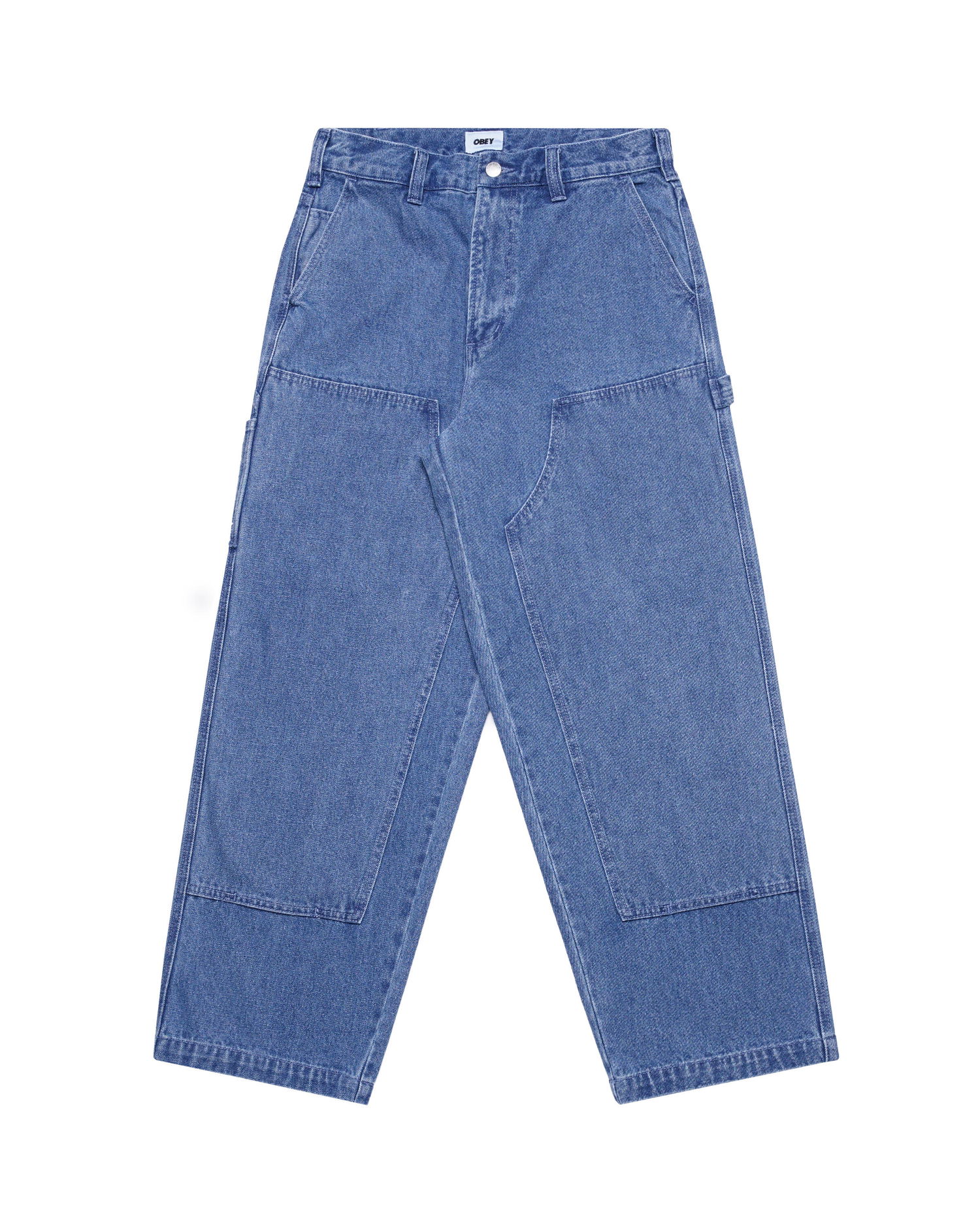 Džínsy OBEY Bigwig Denim Carpenter Pant Modrá | 142010093-LIN, 0