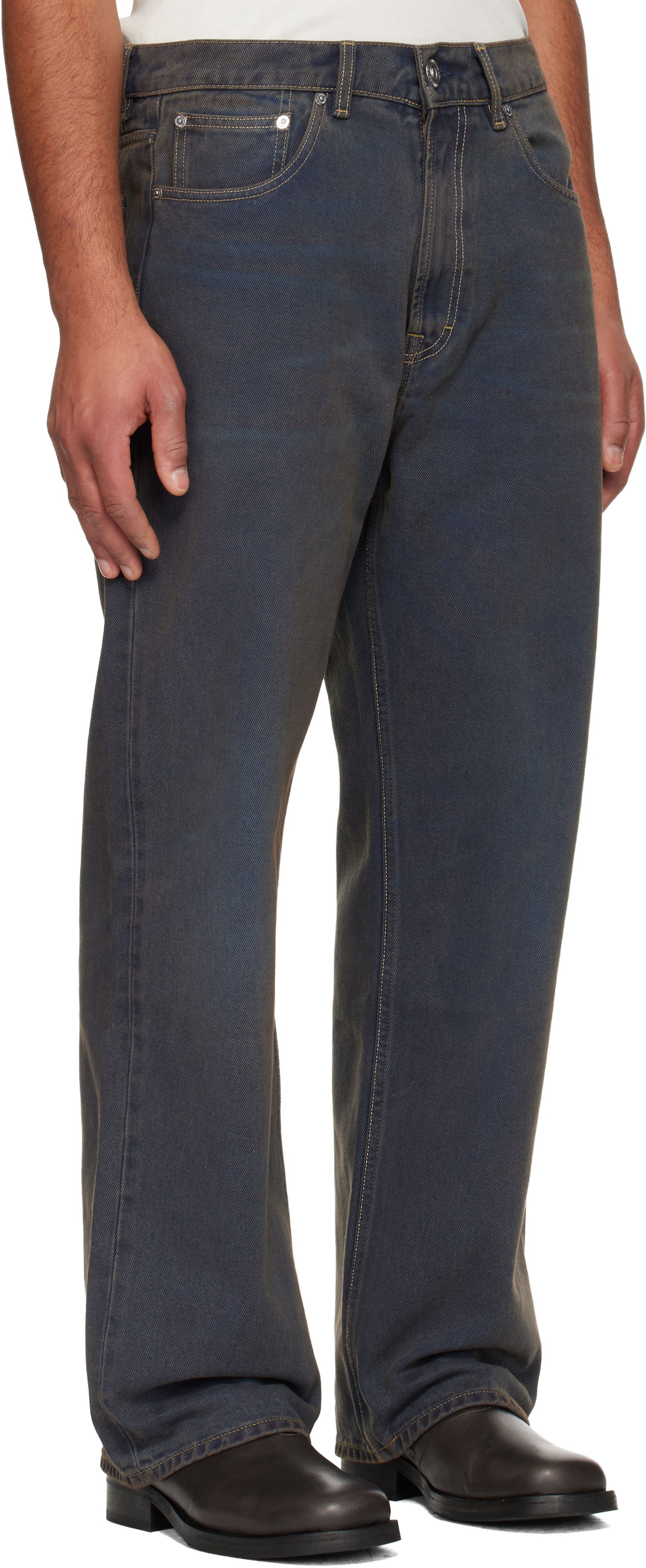 Džínsy OUR LEGACY Third Cut Jeans Modrá | M4255TD, 1