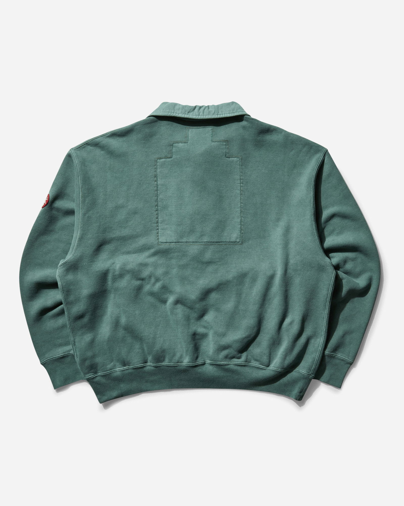 Overdye Collared Half Zip Sweatshirt