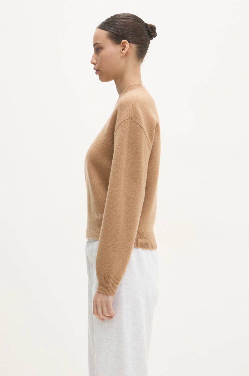 Sveter A.P.C. A.P.C. Pull Esther Wool Sweater Hnedá | WVBDK.F23373.CAB, 1